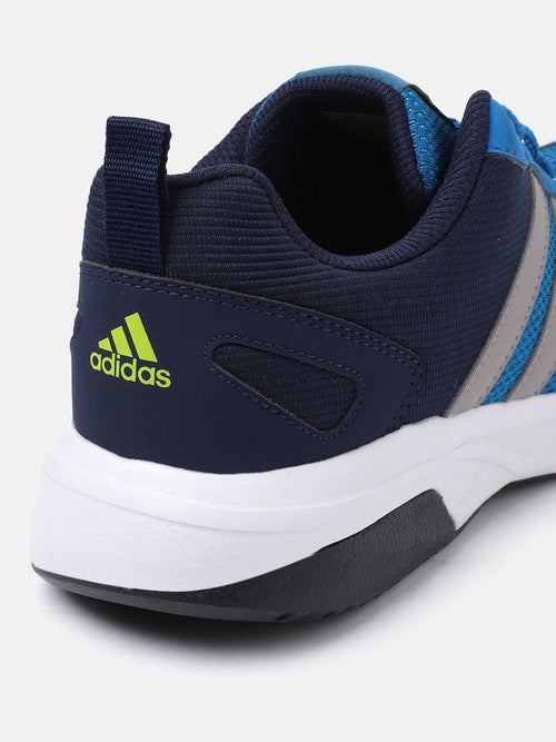  ADIDAS Men Blue & Grey Adiglide Woven Design Running Shoes