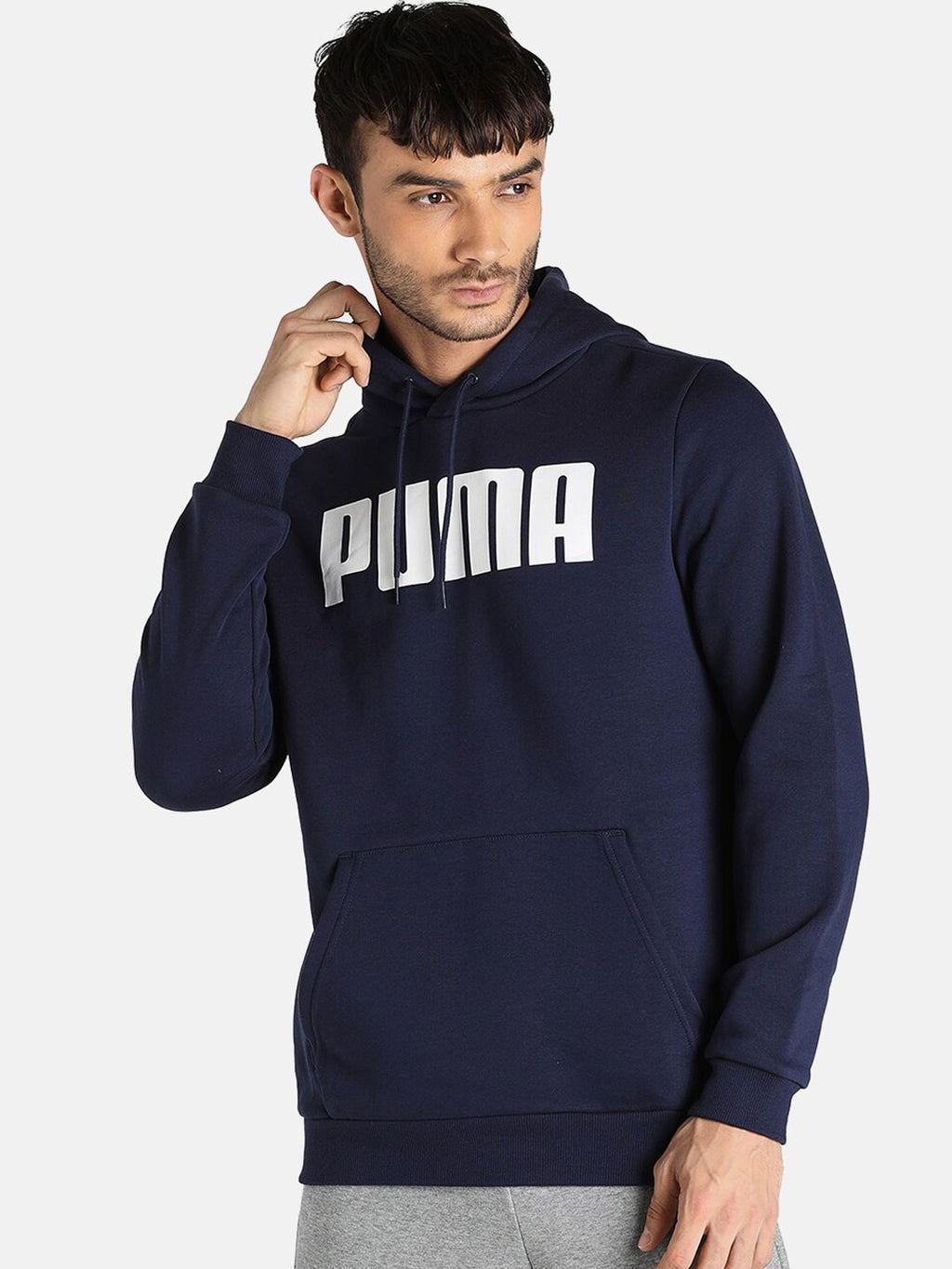  Puma Men Regular Fit Printed Hooded Sweatshirt