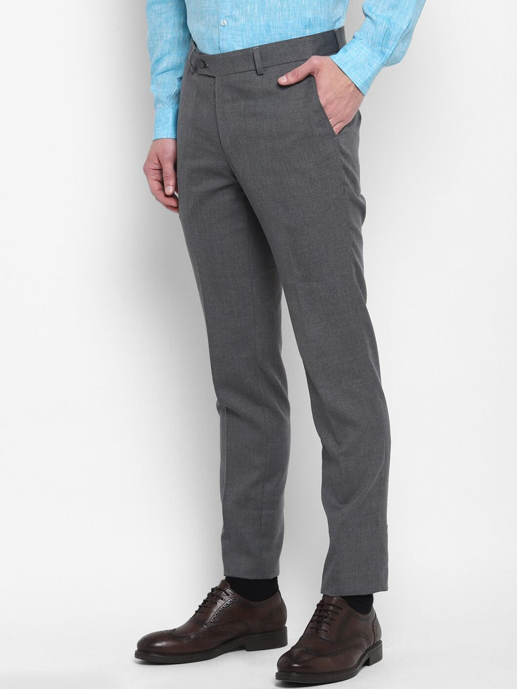  Turtle Men Tailored Slim Fit Formal Trousers