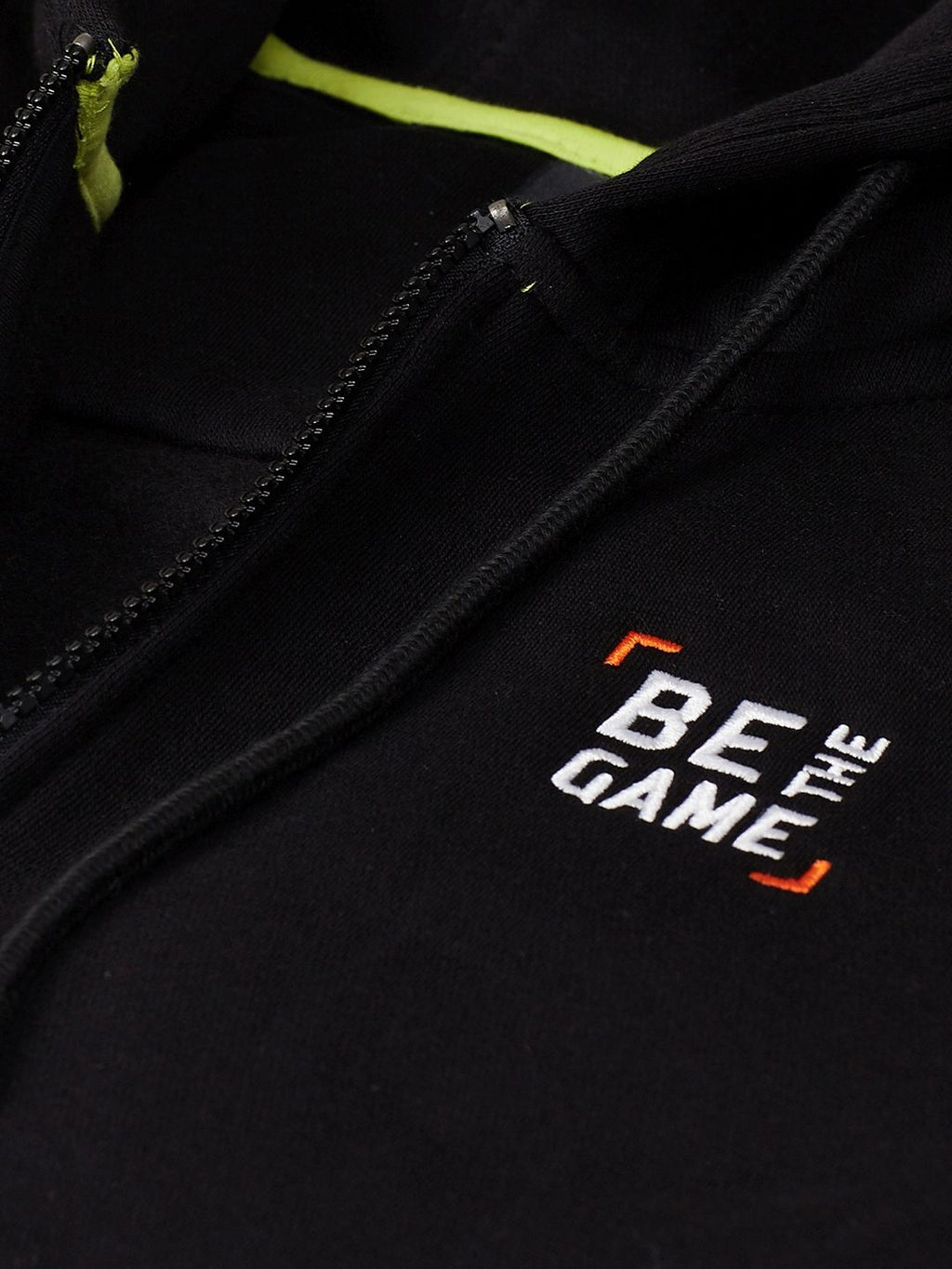  Alcis Men Black Solid Hooded Sweatshirt