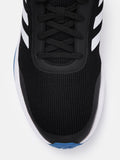  ADIDAS Men Black & White Woven Design Run Steady Running Shoes