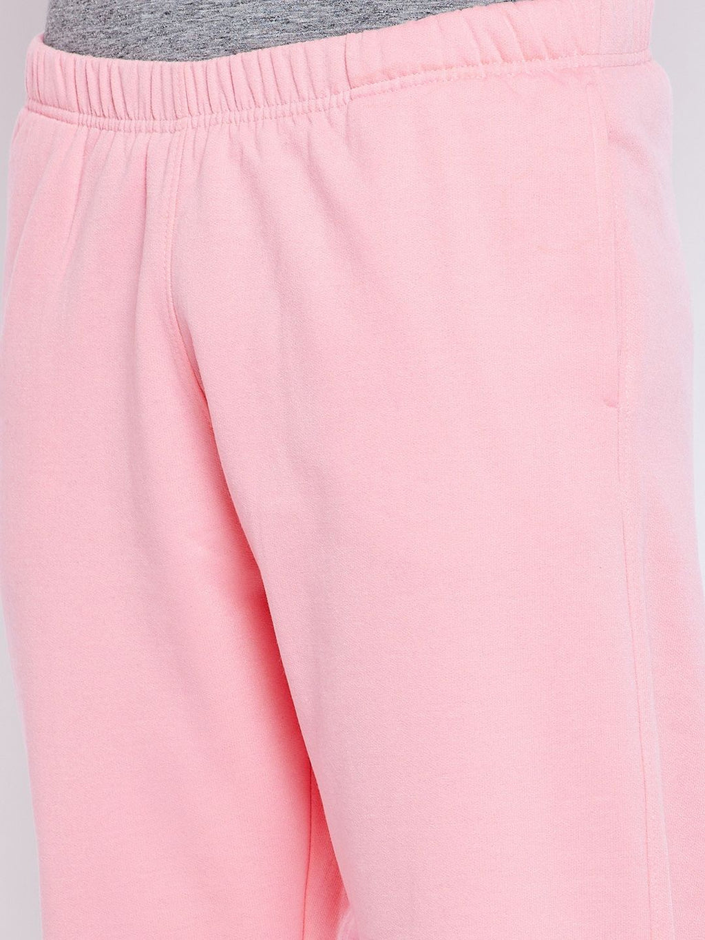  FRENCH FLEXIOUS Men Pink Solid Cotton Track Jacket