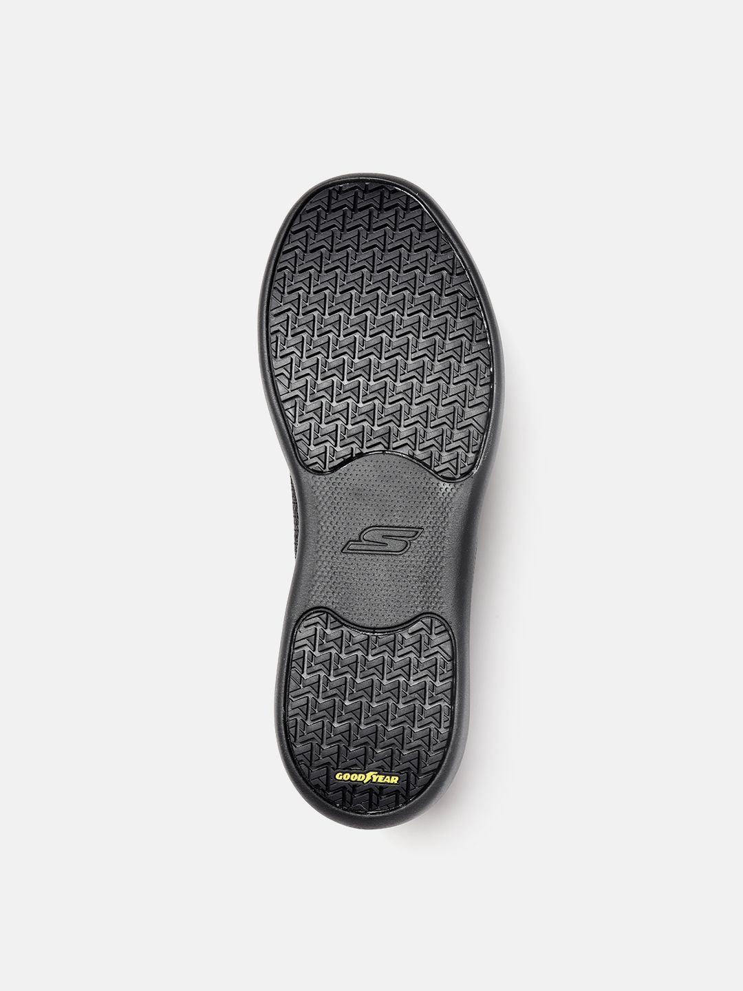  Skechers Men Black Mesh GO WALK STABILITY - PROGRESS Non-Marking Shoes