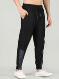 CHKOKKO Men Colourblocked Training Or Gym Sports Mid-Rise Joggers