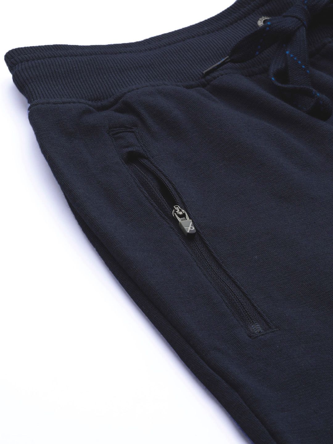  Jockey Men Navy Blue Solid Slim Fit Joggers