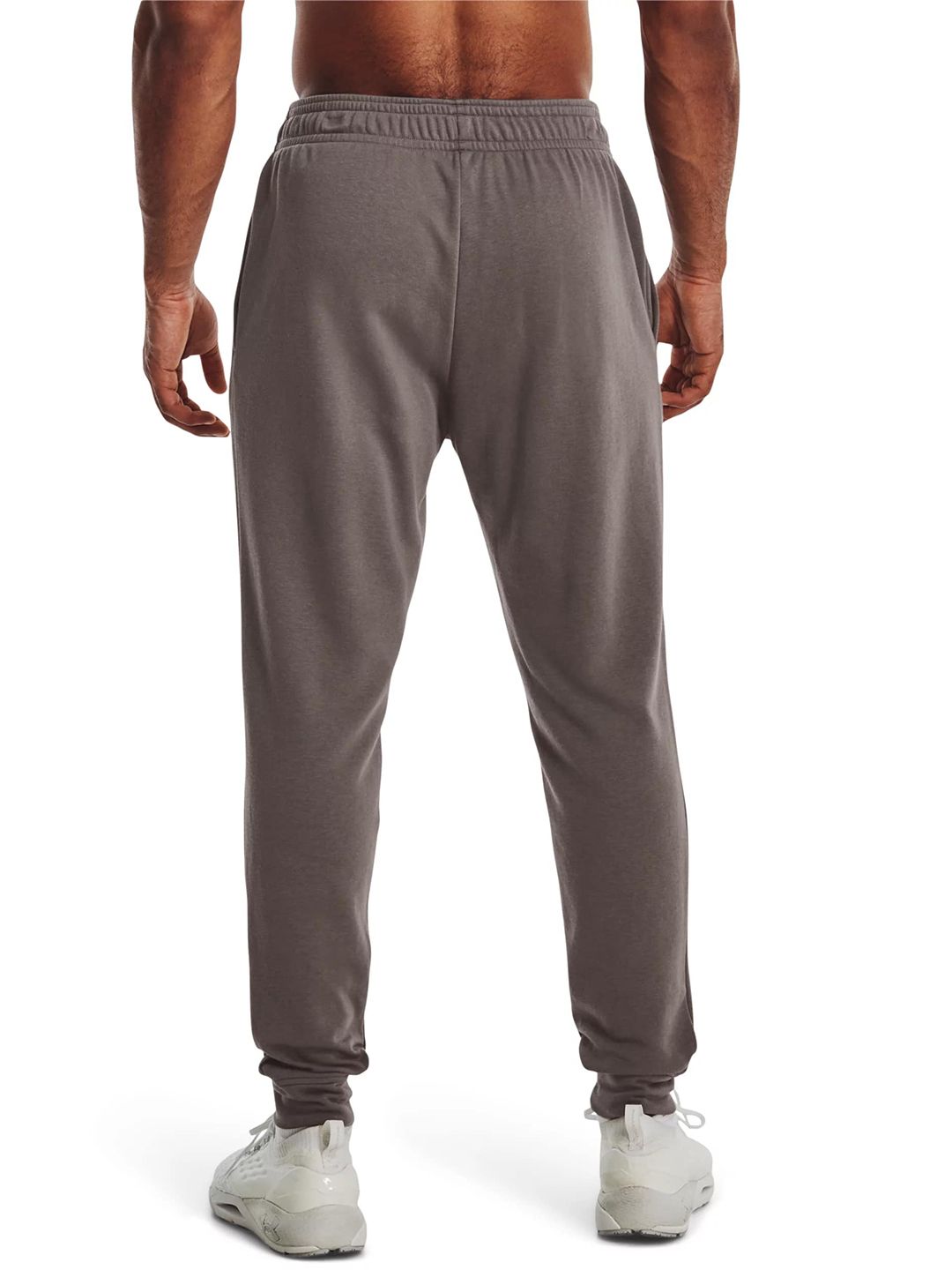  UNDER ARMOUR Men Brand Logo Printed UA RIVAL TERRY Joggers