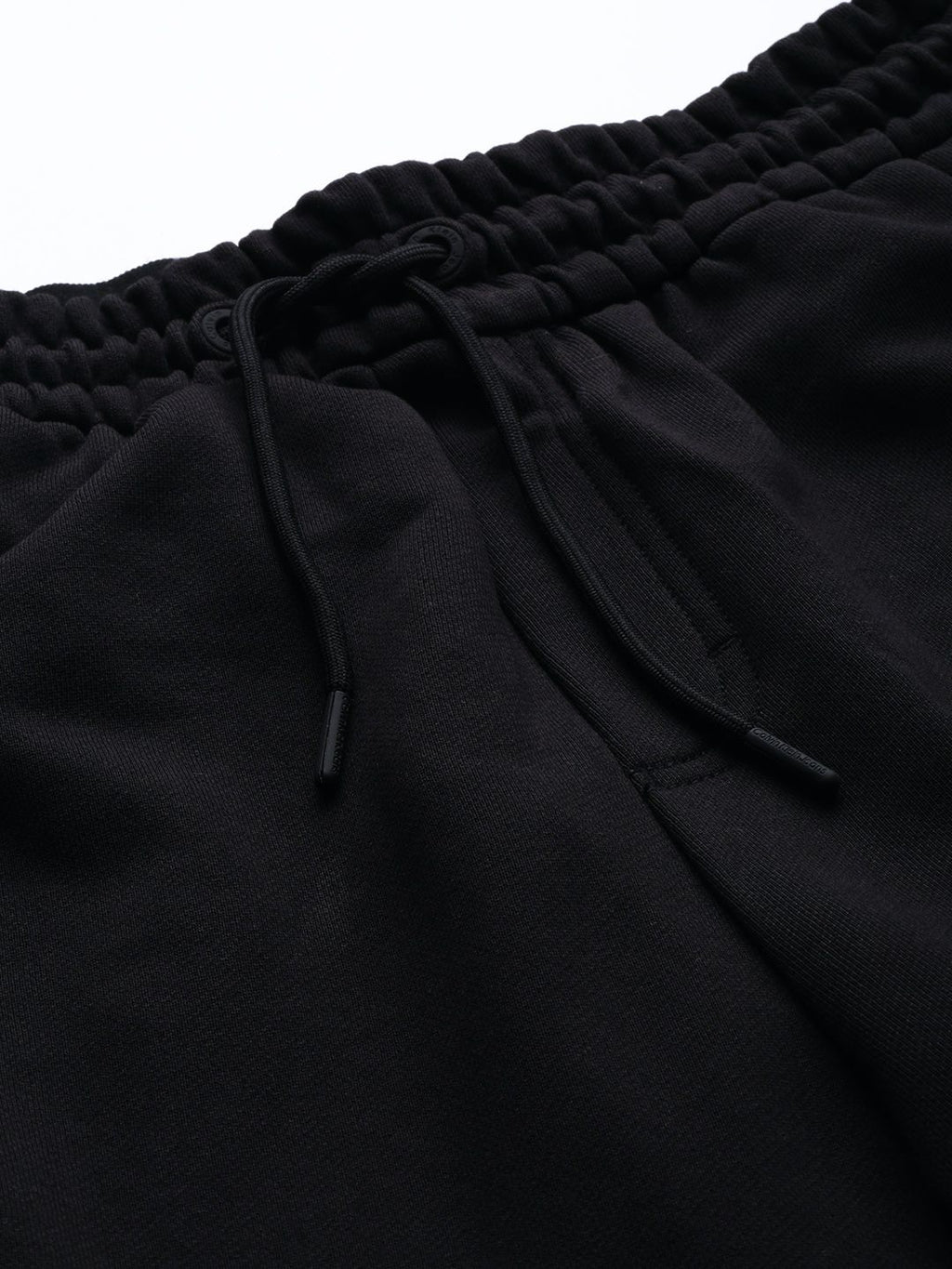  Calvin Klein Jeans Men Black Brand Logo Printed Relaxed Fit Pure Cotton Regular Joggers