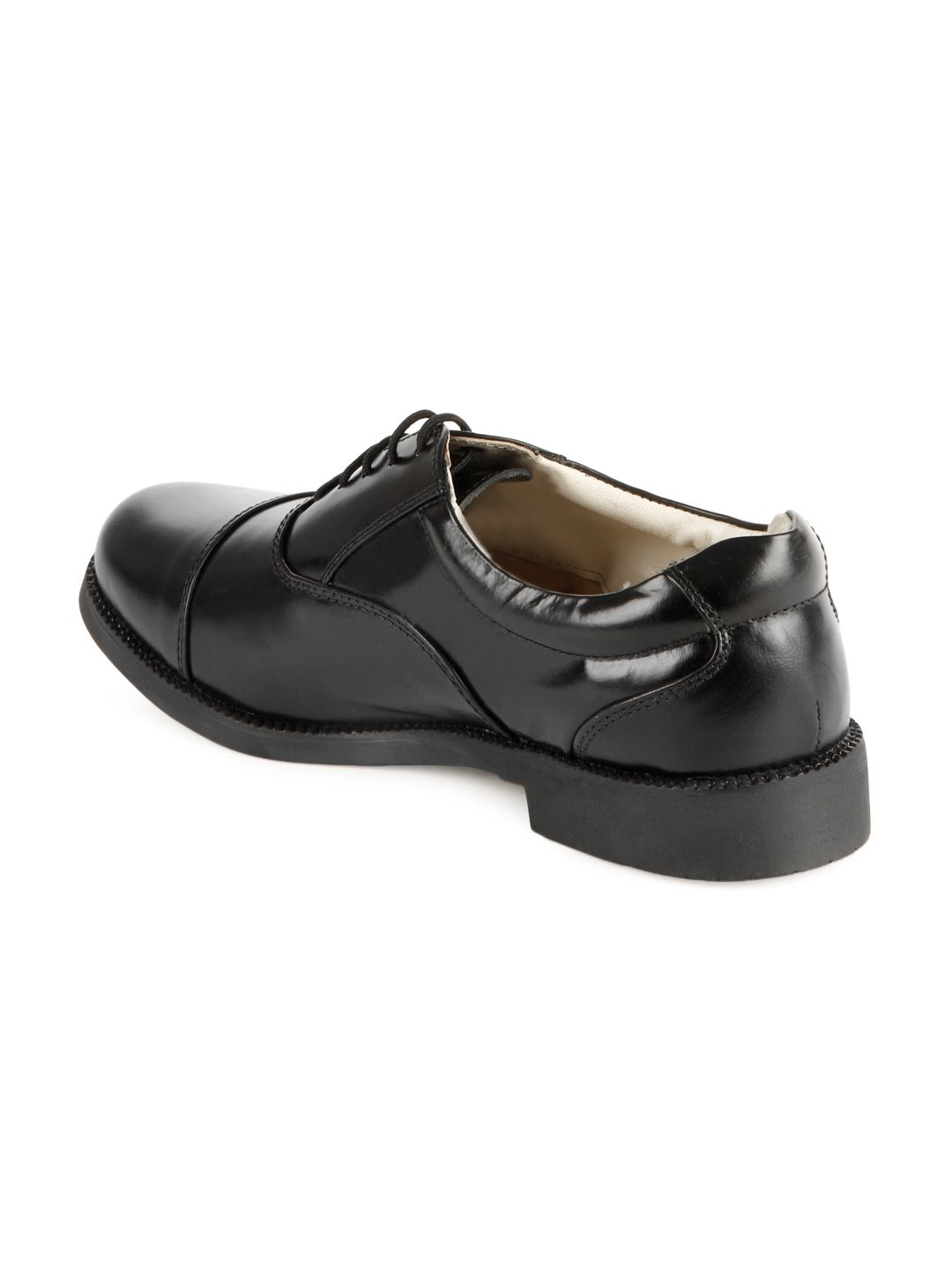  Red Chief Men Black Leather Shoes