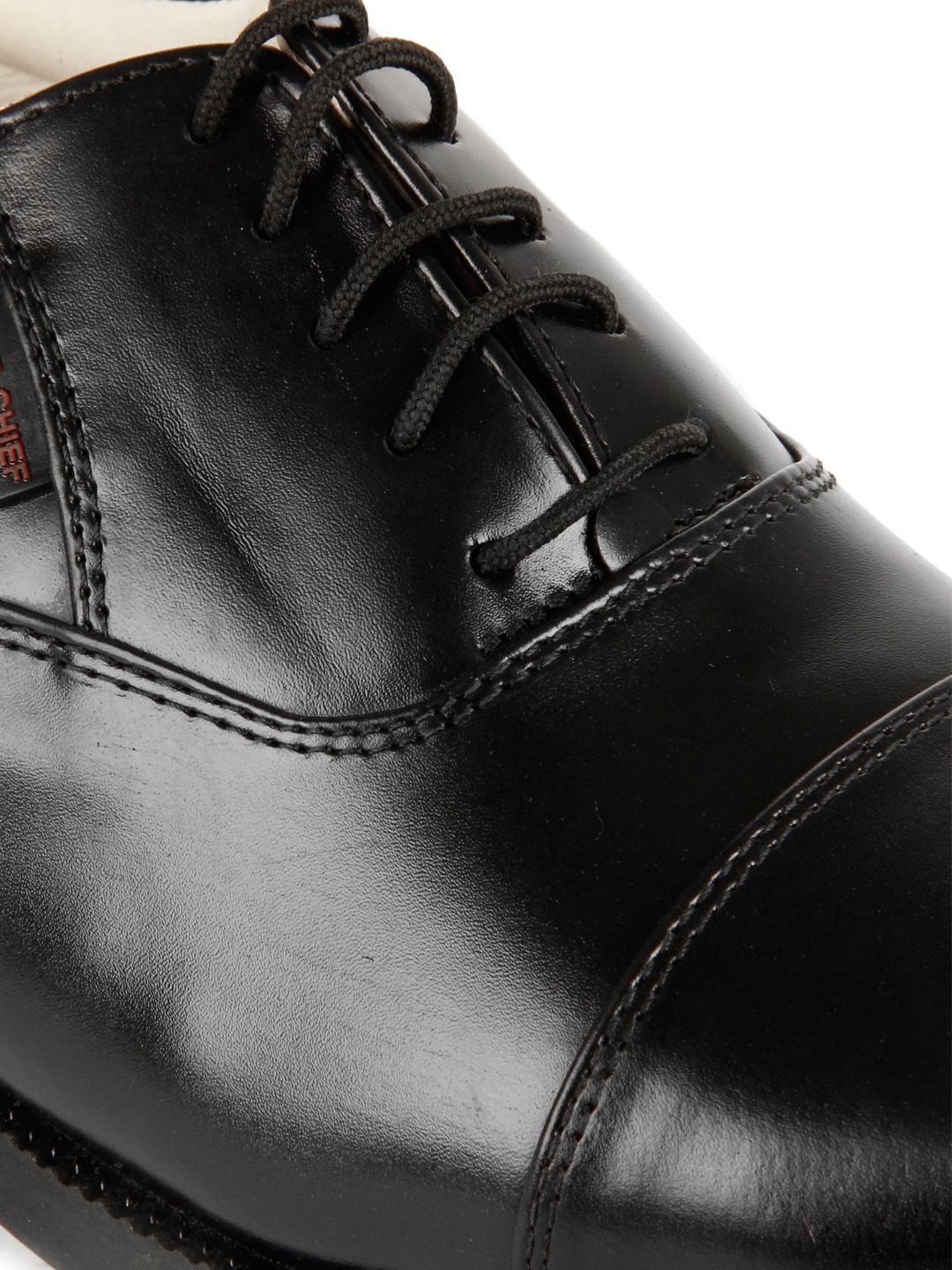  Red Chief Men Black Leather Shoes