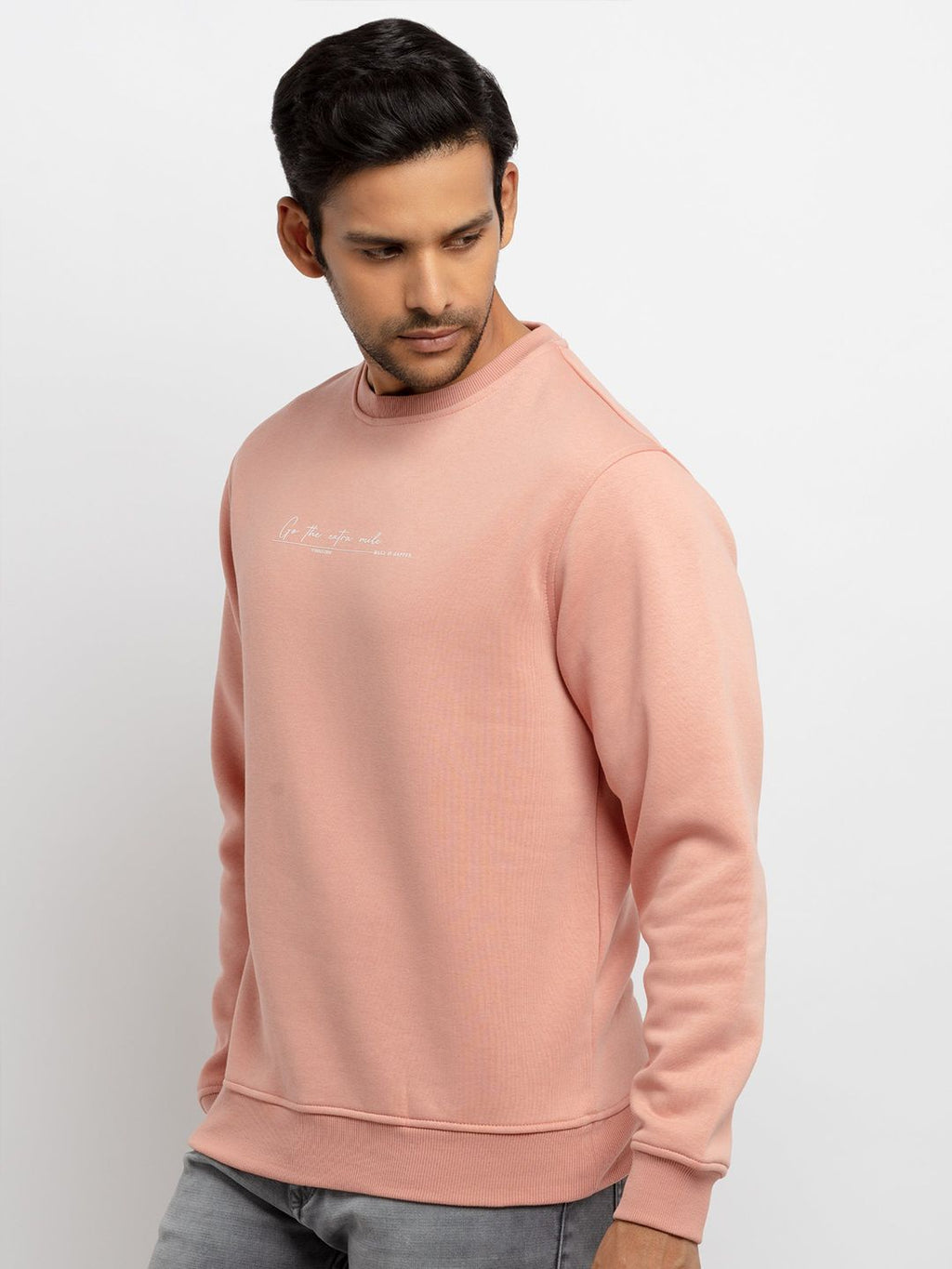  Status Quo Men Pink Sweatshirt