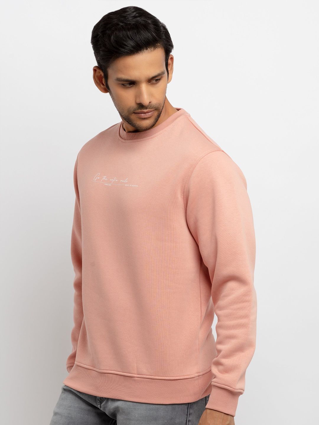  Status Quo Men Pink Sweatshirt
