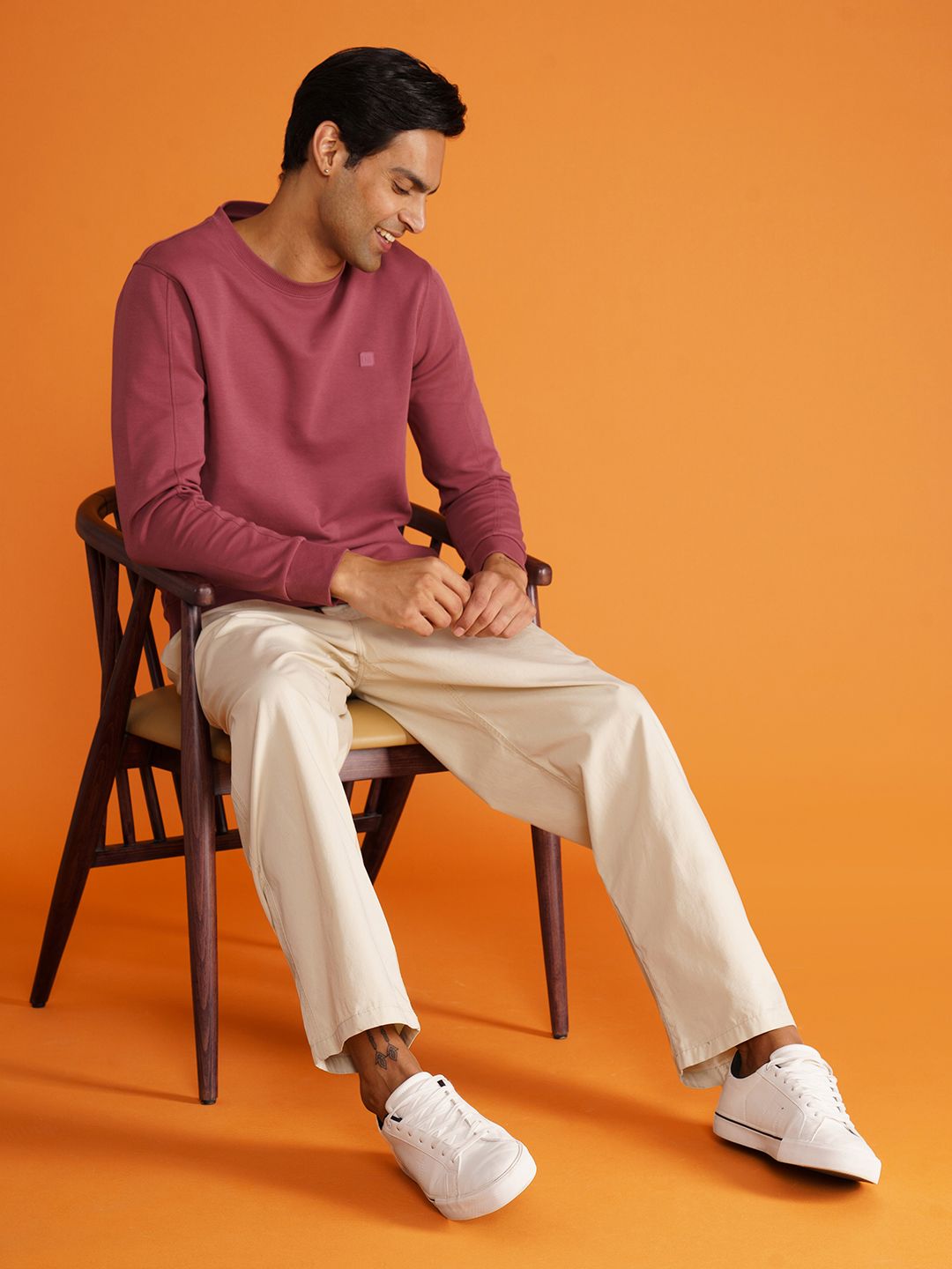  DAMENSCH Premium Cotton Regular Fit Sweatshirt