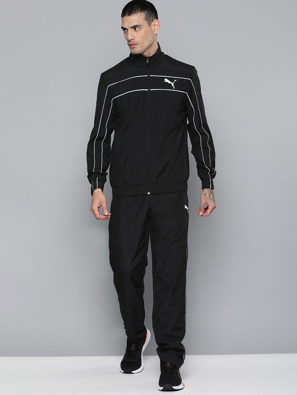  Puma Men Classic 1 Striped Track Suit