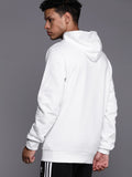  ADIDAS Originals Sustainable Pure Cotton Trefoil Essentials Hooded Sweatshirt