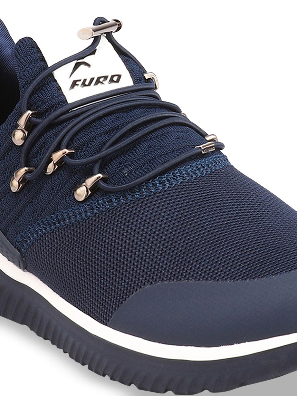  FURO By Red Chief Men Navy Blue & Black Mesh Walking Shoes