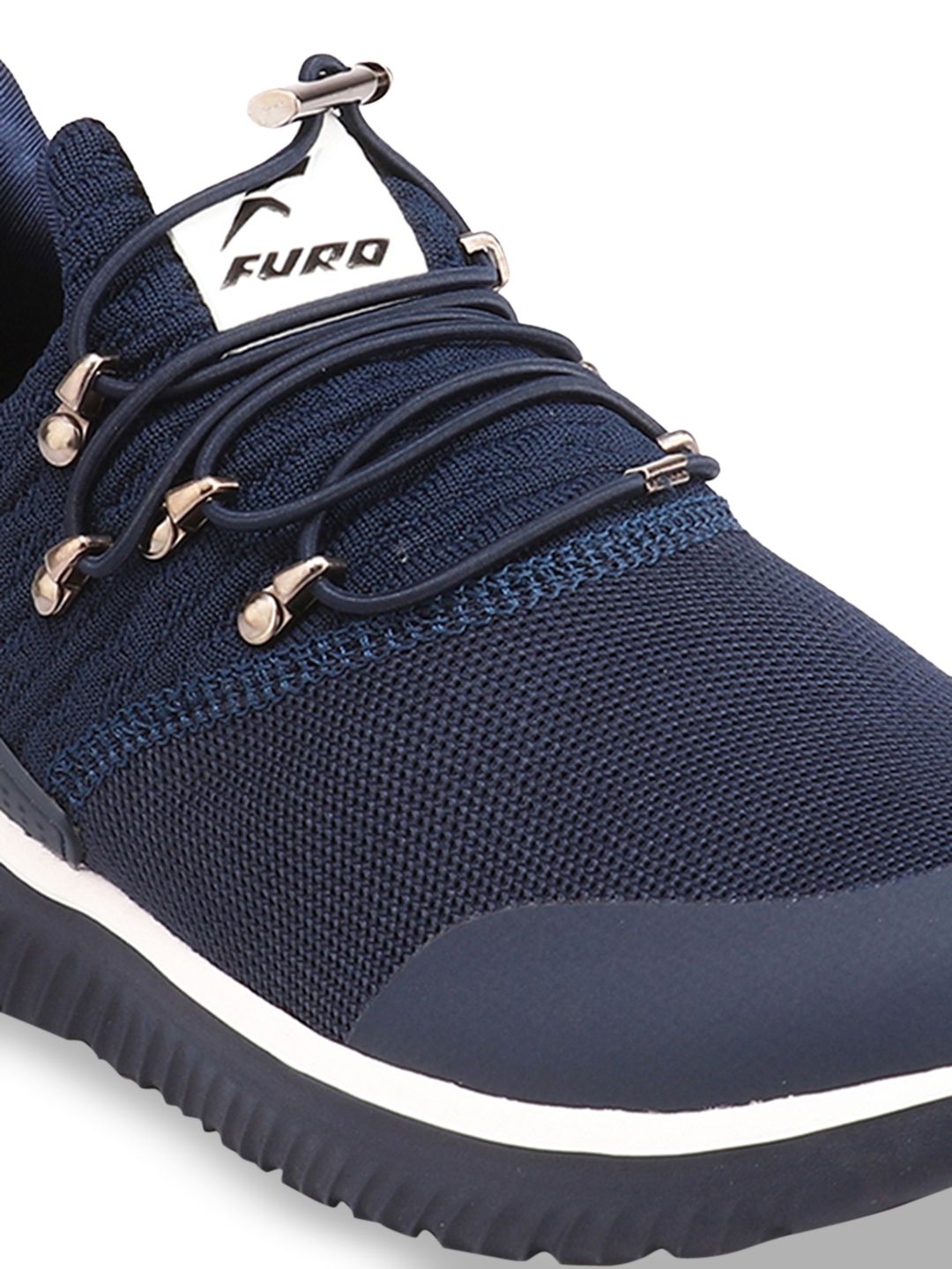  FURO By Red Chief Men Navy Blue & Black Mesh Walking Shoes