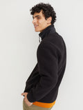  H&M Men Black Regular Fit THERMOLITE Teddy Top