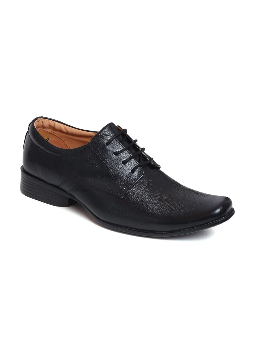  Zoom Shoes Men Textured Leather Formal Derbys