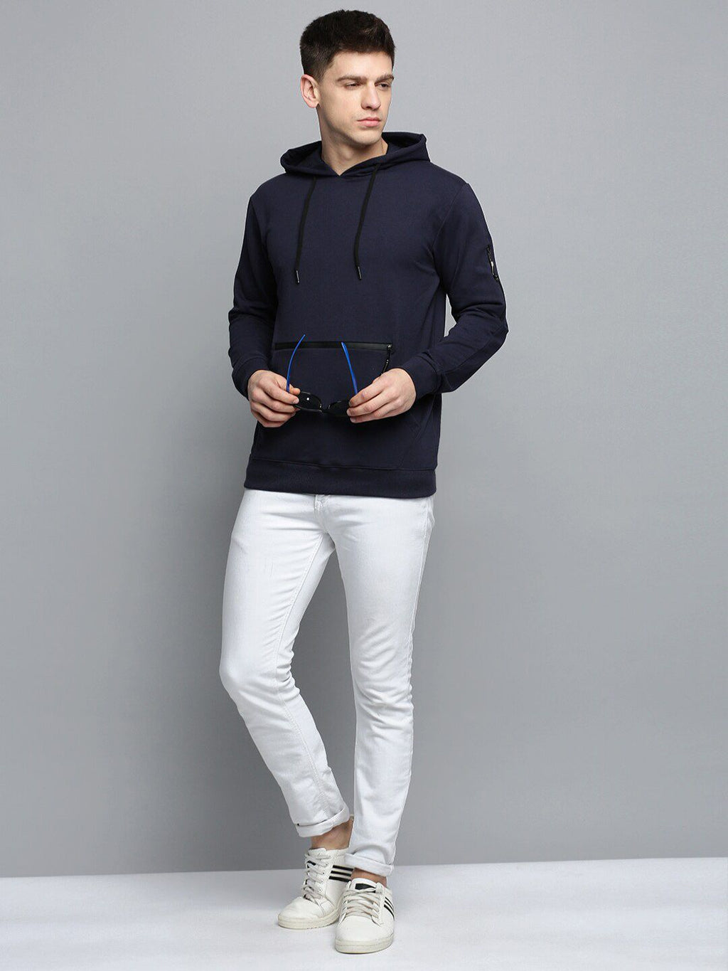  SHOWOFF Hooded Cotton Sweatshirt
