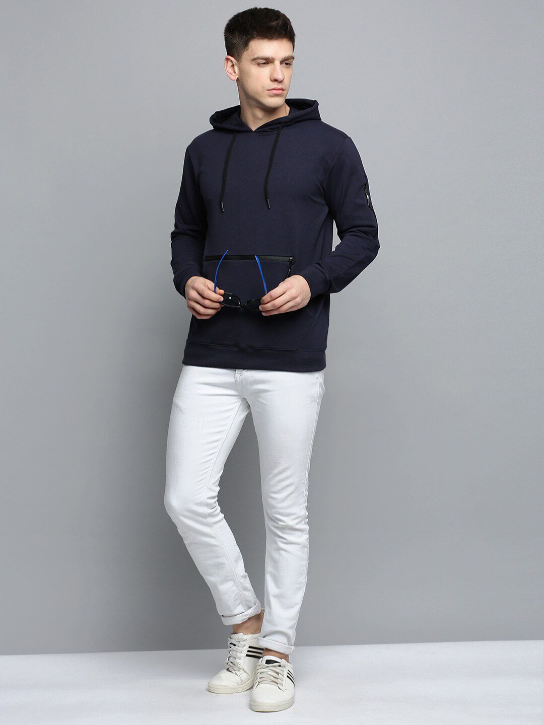  SHOWOFF Hooded Cotton Sweatshirt