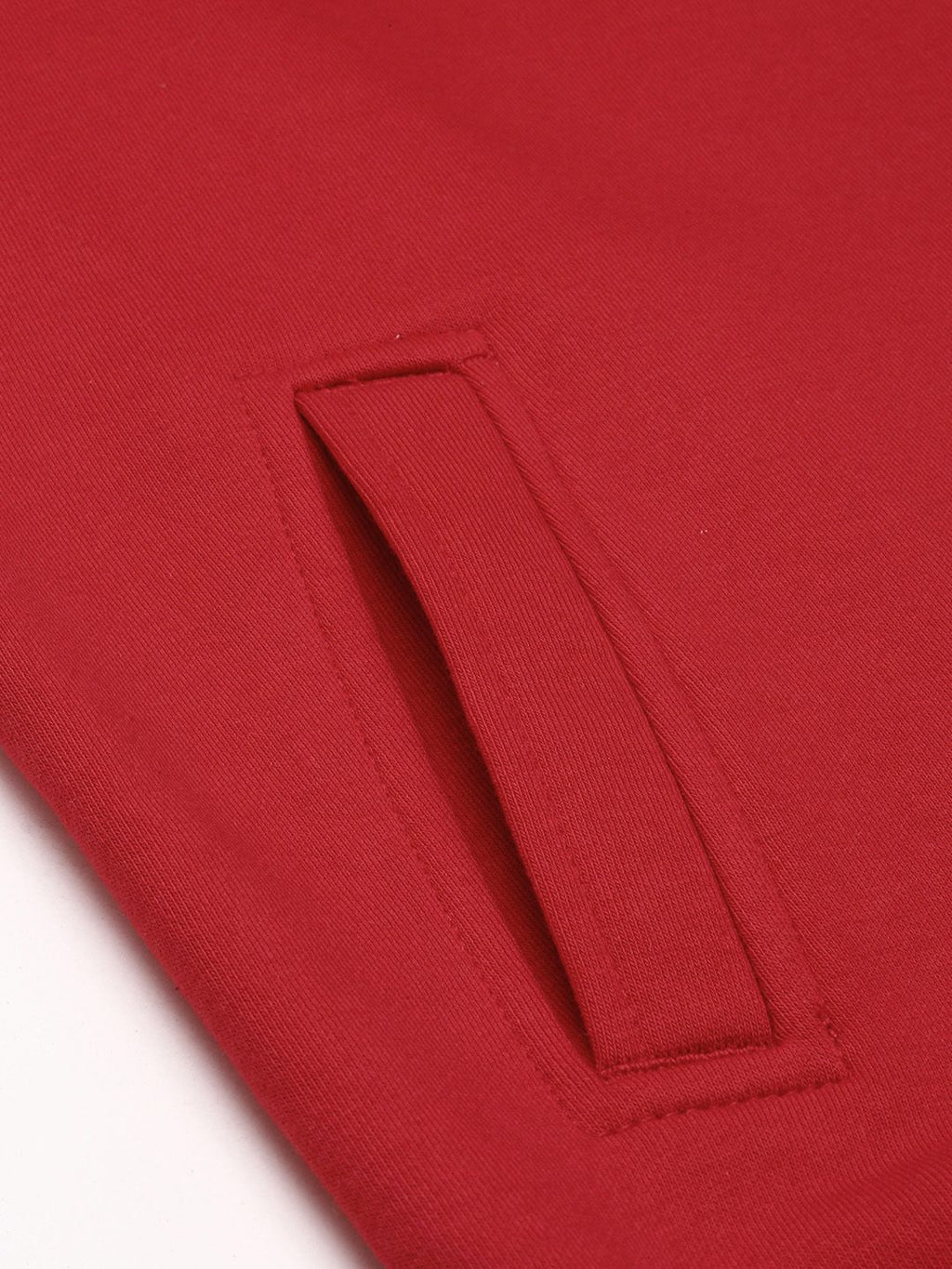 U.S. Polo Assn. U S Polo Assn Men Red Full Sleeves Front Open Sweatshirt