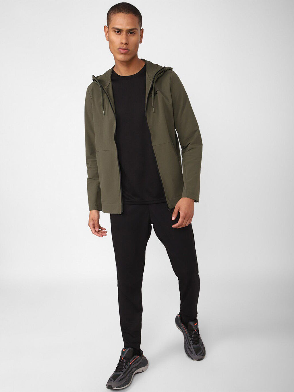  Reebok Men TS Performance FZ Hooded Sweatshirt