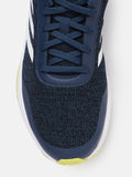  ADIDAS Men Navy Blue & White Woven Design Run Steady Shoes