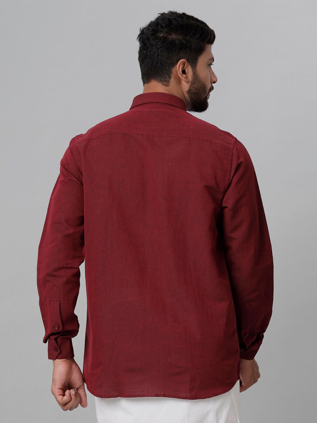  Ramraj Spread Collar Casual Linen Shirt