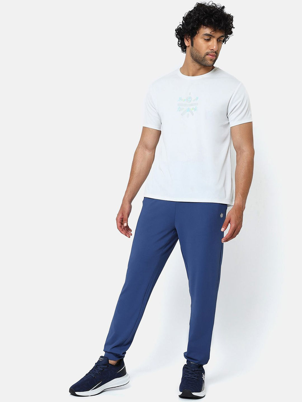  Cultsport Men Regular Fit Flydry Active Joggers With Drawcords