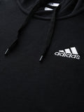  ADIDAS Men Black & White Solid 3S FL HD Solid Sustainable Sweatshirt
