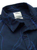  WROGN Slim Fit Abstract Printed Pure Cotton Casual Shirt