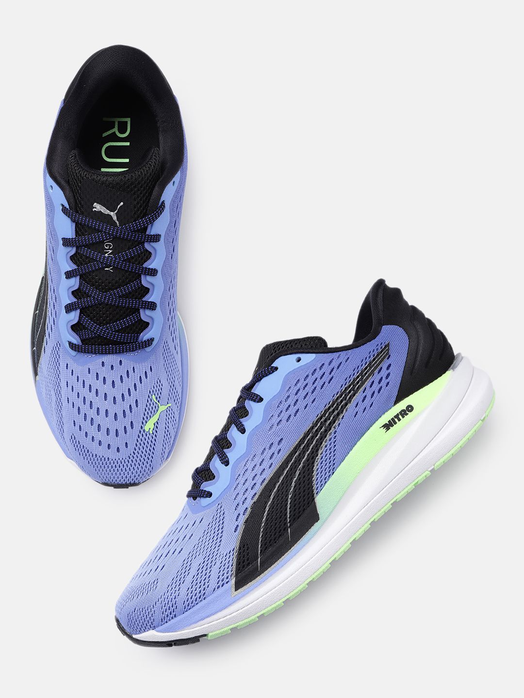  Puma Men Textured Magnify Nitro Surge Road Running Shoes