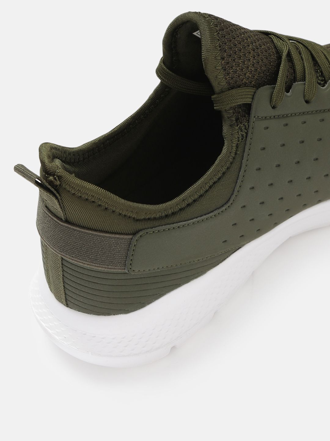  Roadster Men Olive Green Solid Running Shoes