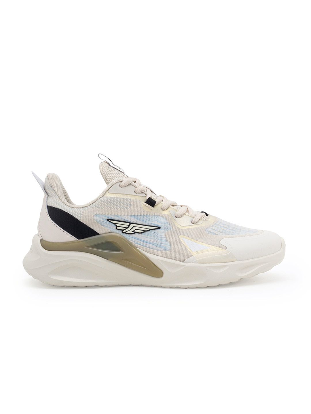  Red Tape Men Beige Mesh Walking Shoes