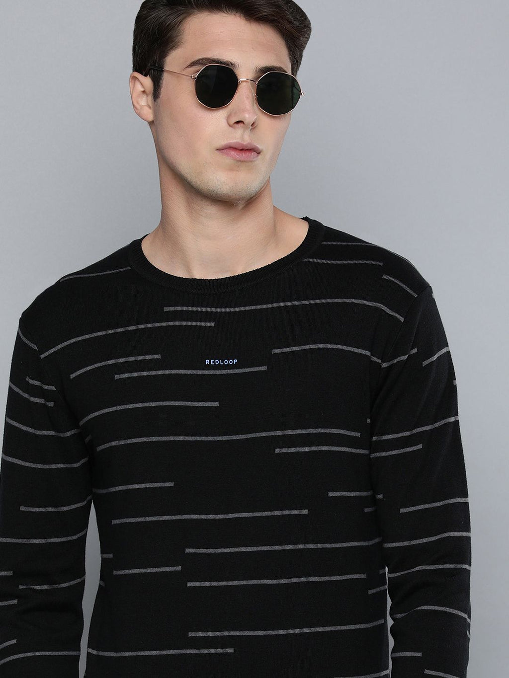  Levis Men Black Printed Pure Cotton Sweatshirt