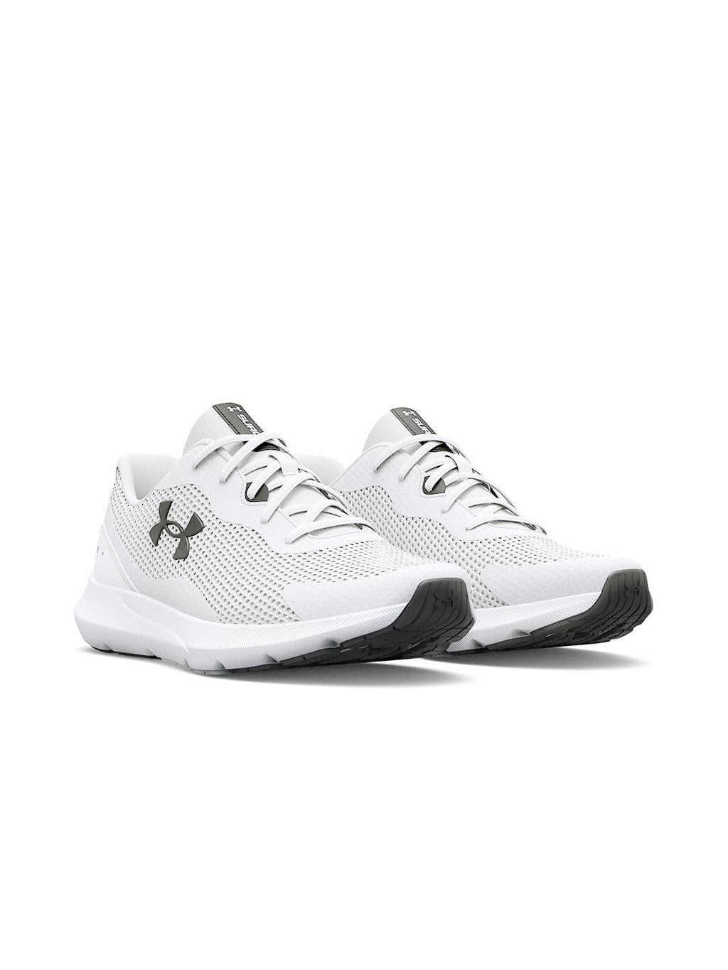  UNDER ARMOUR Men White Woven Design Surge 3 Running Shoes