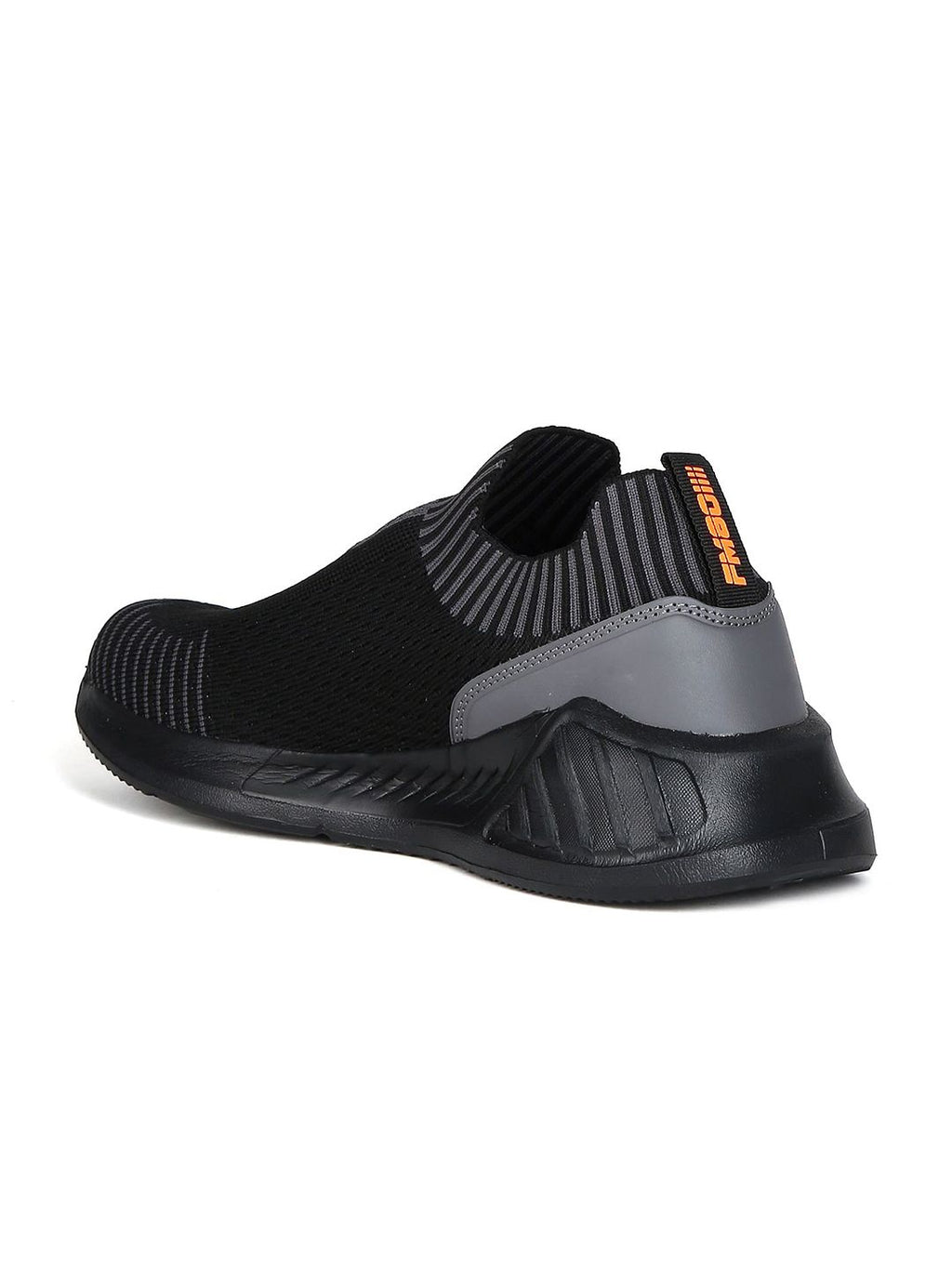  Flying Machine Men Black Textile Walking Shoes