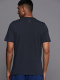  ADIDAS Men Essential Linear Single Jersey Brand Logo Print T-shirt