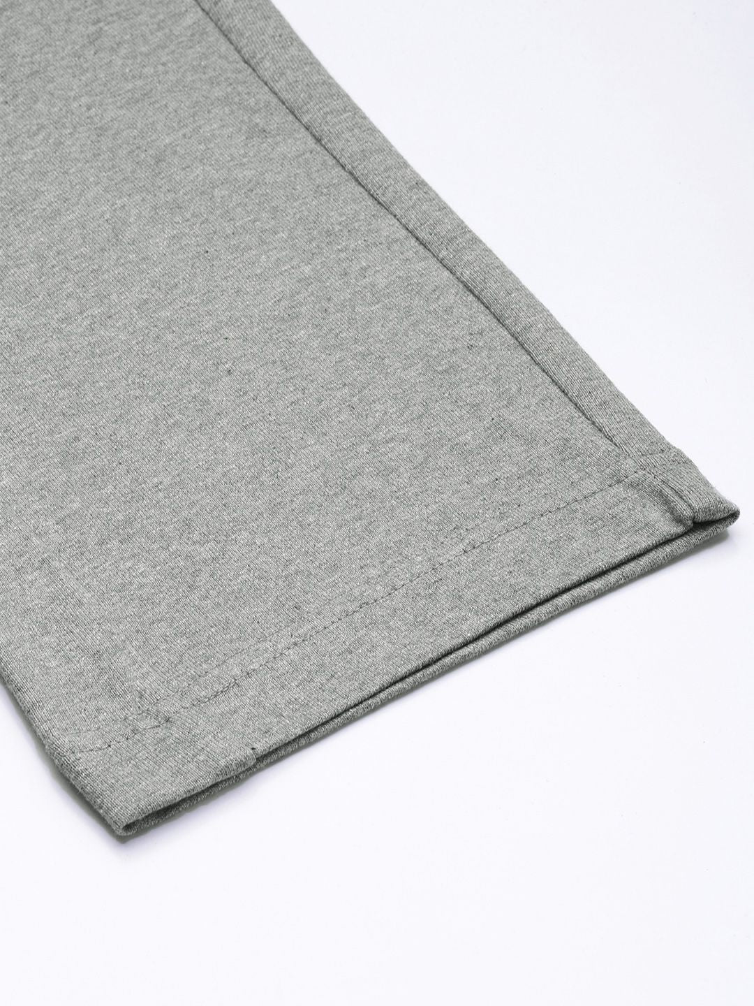  Puma Men Grey Melange Regular Fit Zippered Knitted Track Pants