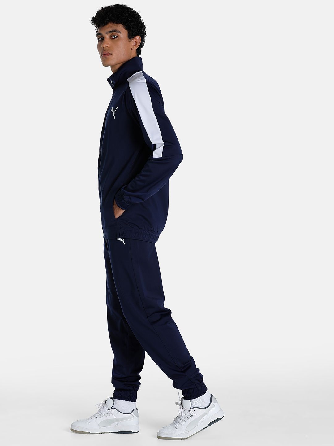  Puma Men Blue Solid Tracksuit