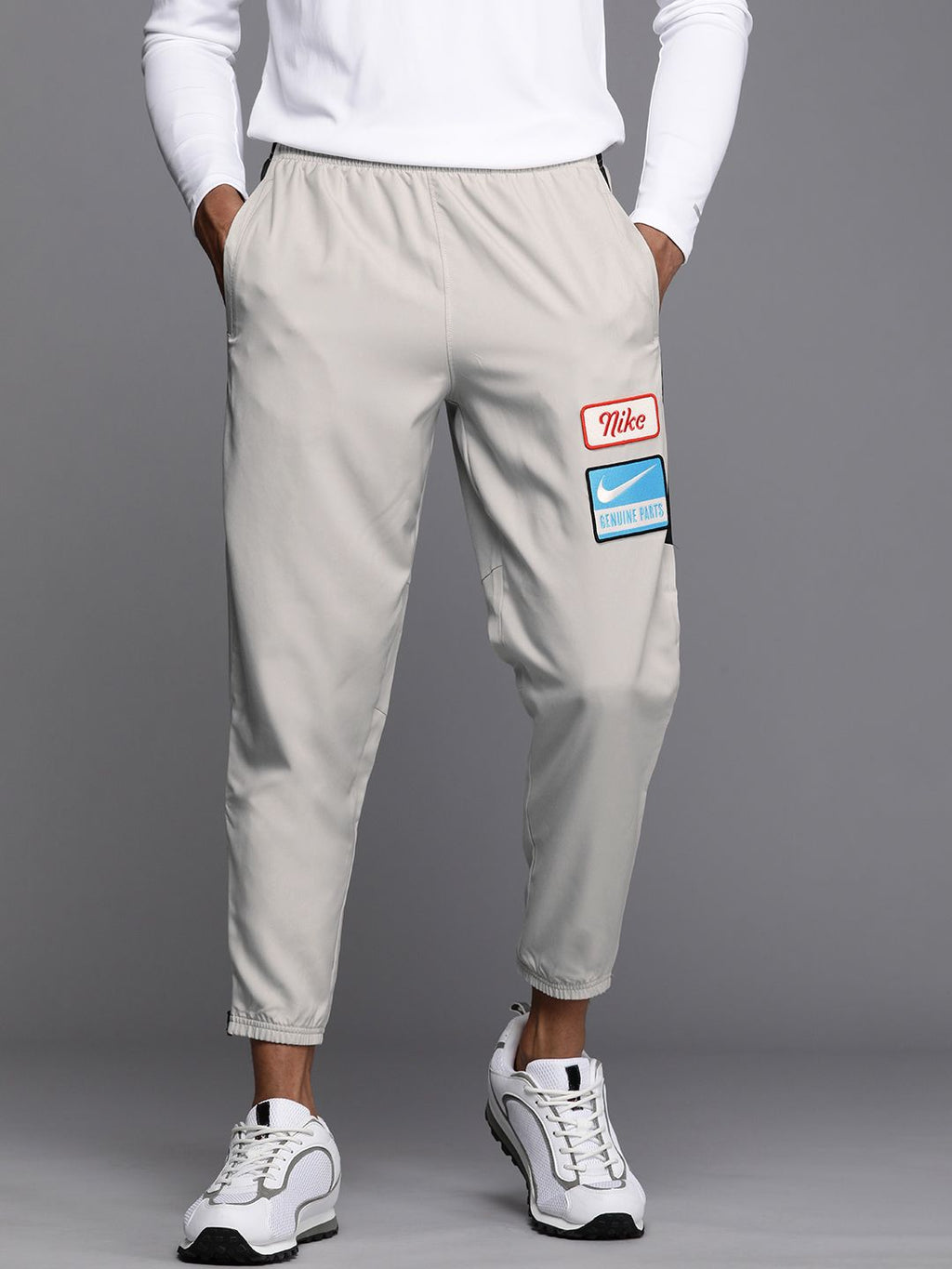  Nike Men Challenger Solid Dri-Fit Running Track Pants
