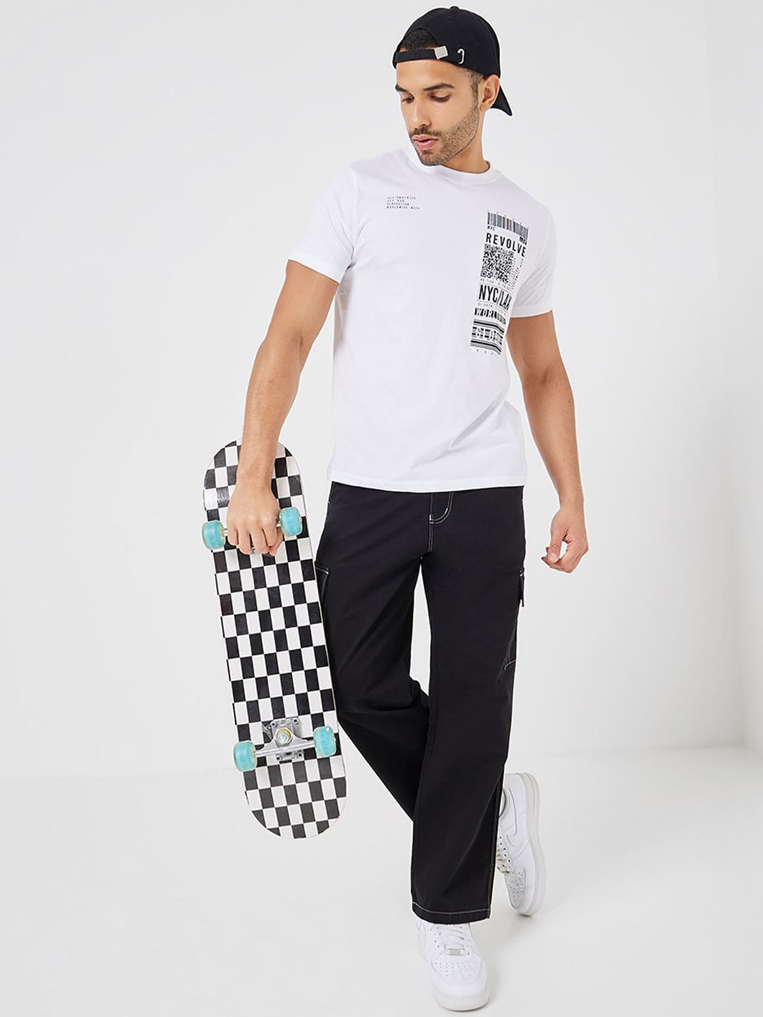  Styli Men Relaxed-fit Pure Cotton Track Pants