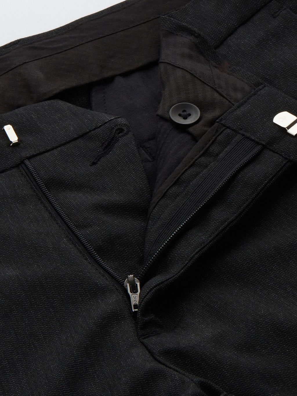  Arrow Men Black Solid Tailored Formal Trousers