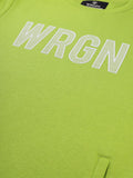  WROGN Men Green Printed Slim Fit Pullover Sweatshirt
