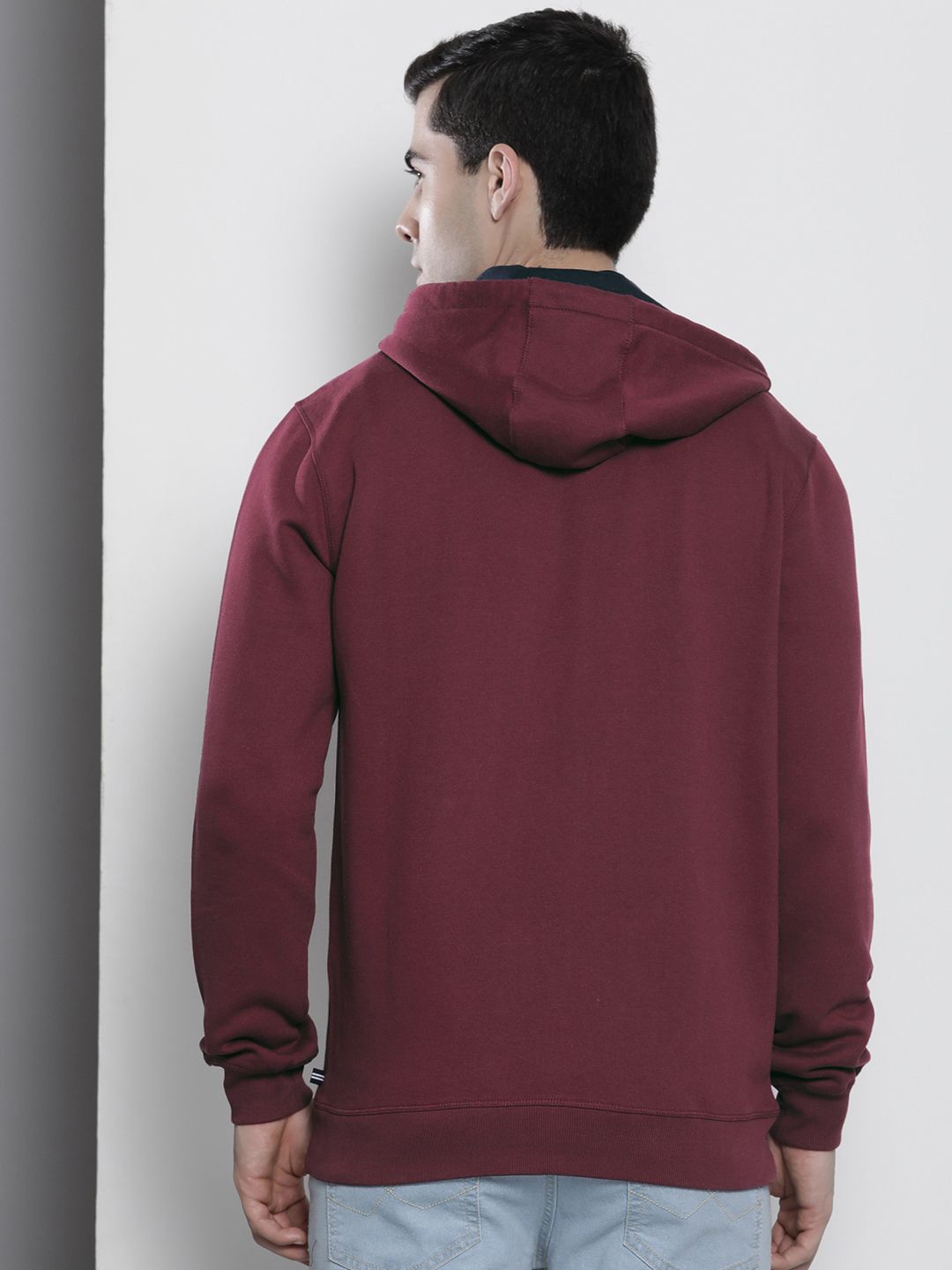  Nautica Men Front-Open Hooded Sweatshirt