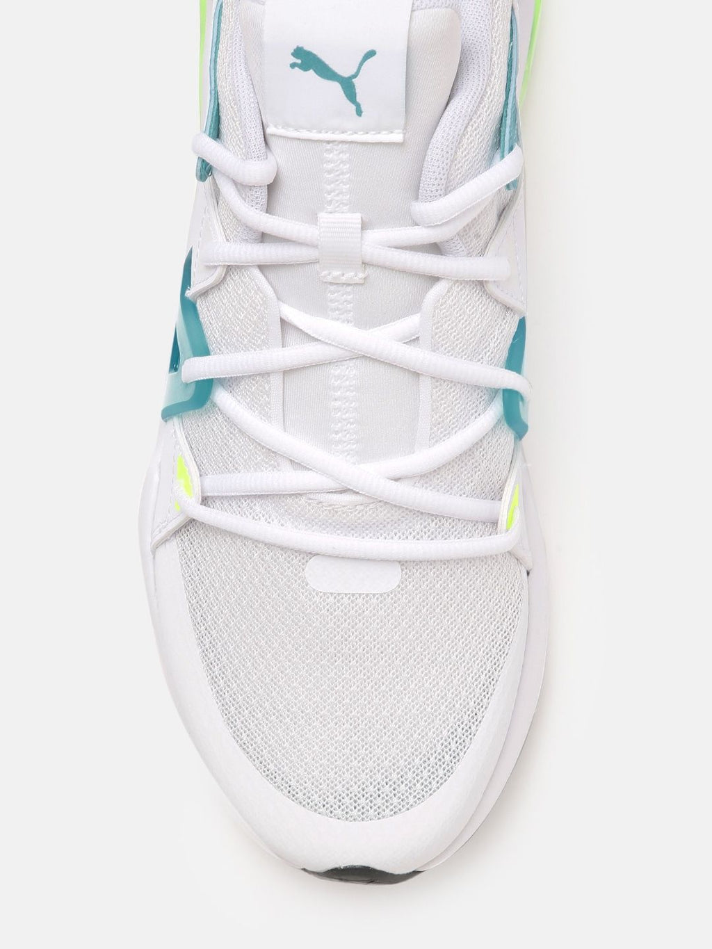  Puma Men White Cell Fraction Fade Running Shoes