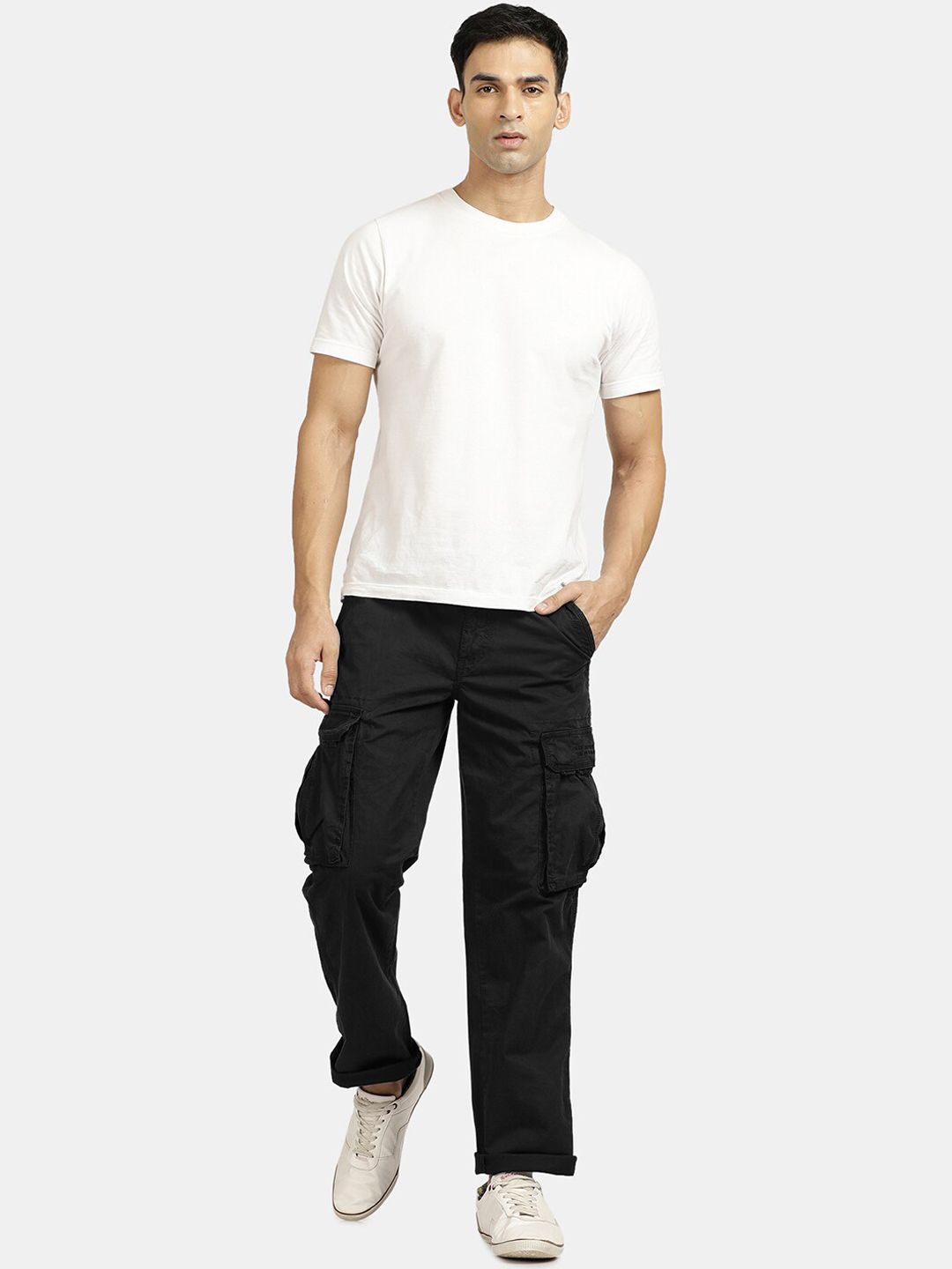  T-base Men Mid-Rise Cargos Trousers