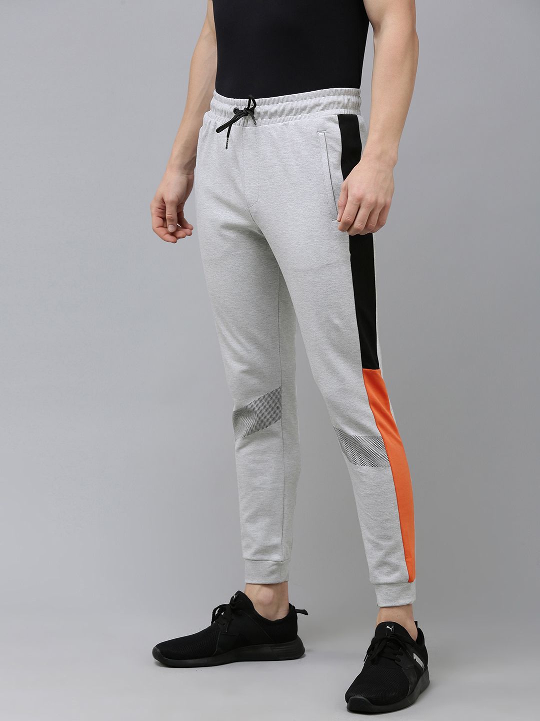  Van Heusen Flex Men Printed Mid Rise Slim Fit Sports Joggers