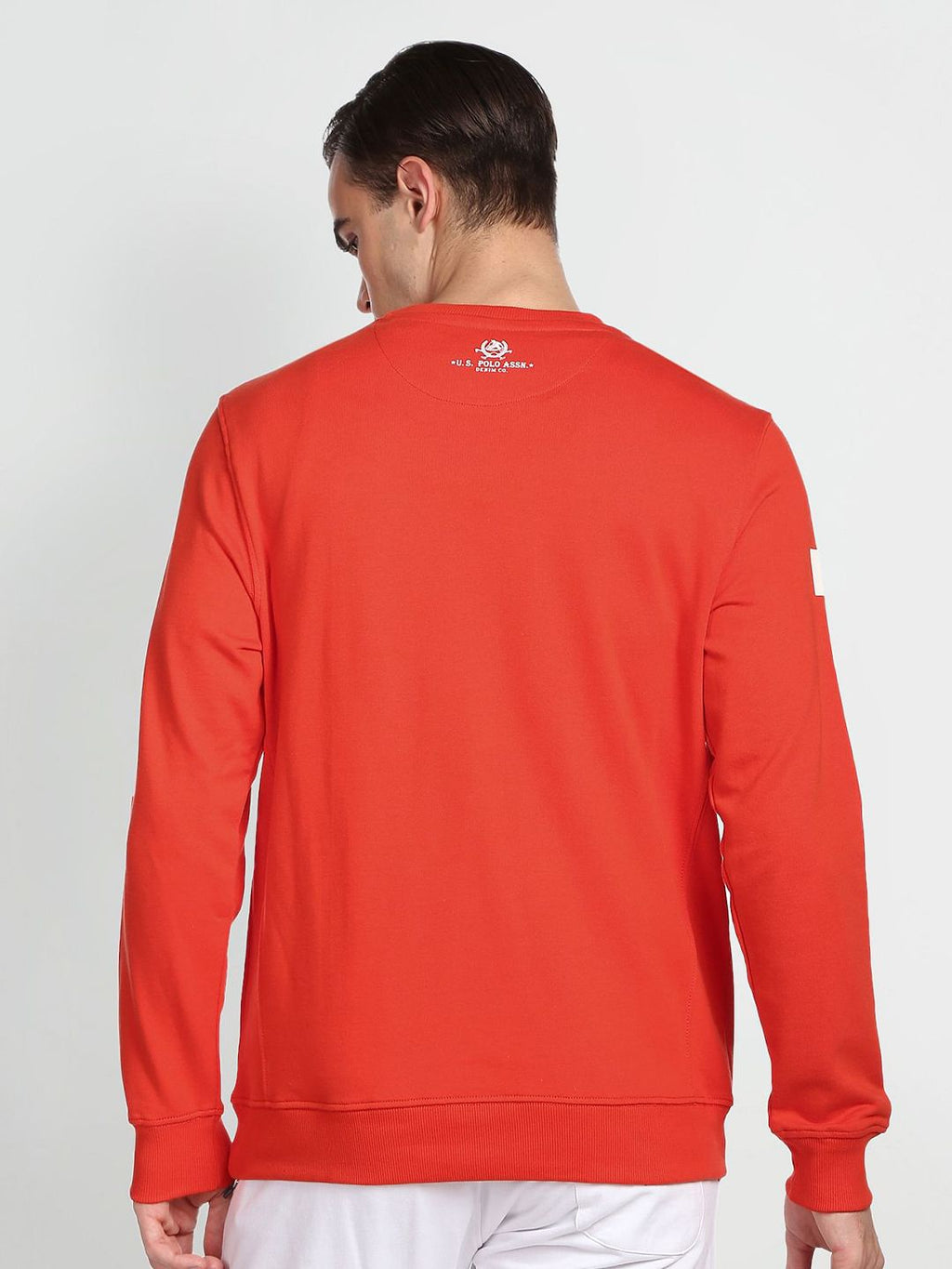 U.S. Polo Assn. Denim Co. Printed Pure Cotton Sweatshirt