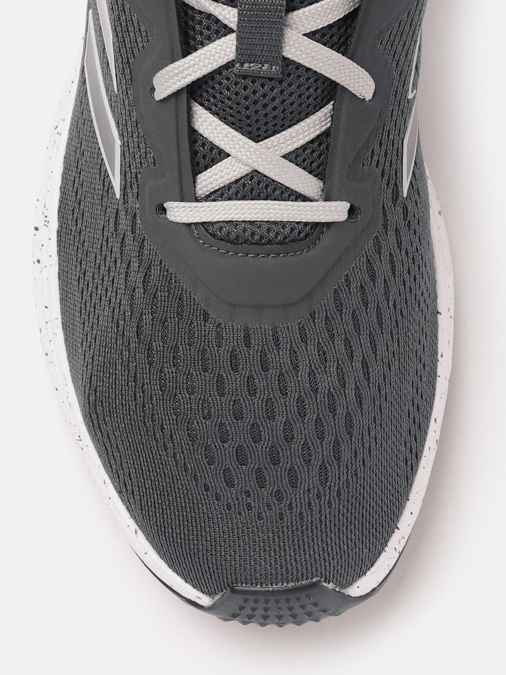  ADIDAS Men Grey Solid Woven Design Topazo Running Shoes